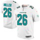 Men Nike Miami Dolphins &26 Lamar Miller Elite White NFL Jersey