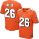 Men Nike Miami Dolphins &26 Lamar Miller Elite Orange Alternate NFL Jersey