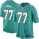 Youth Nike Miami Dolphins &77 Adam Joseph Duhe Elite Aqua Green Team Color NFL Jersey