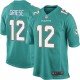 Youth Nike Miami Dolphins &12 Bob Griese Elite Aqua Green Team Color NFL Jersey