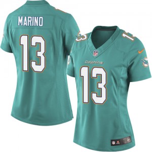 Femmes Nike Dolphins de Miami # 13 Dan Marino élite Aqua vert équipe NFL Maillot Magasin de couleur Femmes Nike Dolphins de Miami # 13 Dan Marino élite Aqua vert équipe NFL Maillot Magasin de couleur