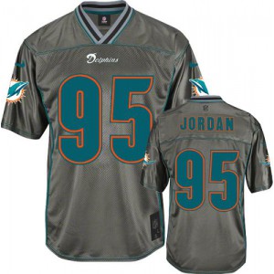 Dolphins de Miami de Nike jeunesse # 95 Dion Jordan Élite gris Vapor NFL Maillot Magasin