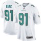 Youth Nike Miami Dolphins &91 Cameron Wake Elite White NFL Jersey