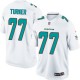 Youth Nike Miami Dolphins &77 Billy Turner Elite White NFL Jersey