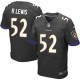 Men Nike Baltimore Ravens &52 Ray Lewis Elite Black Alternate NFL Jersey