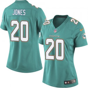 Femmes Nike Dolphins de Miami # 20 Reshad Jones élite Aqua vert équipe NFL Maillot Magasin de couleur Femmes Nike Dolphins de Miami # 20 Reshad Jones élite Aqua vert équipe NFL Maillot Magasin de couleur