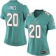 Women Nike Miami Dolphins &20 Reshad Jones Elite Aqua Green Team Color NFL Jersey