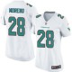Women Nike Miami Dolphins &28 Knowshon Moreno Elite White NFL Jersey