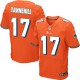 Men Nike Miami Dolphins &17 Ryan Tannehill Elite Orange Alternate NFL Jersey