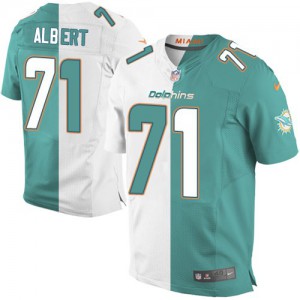 Hommes Nike Dolphins de Miami # 71 Branden Albert élite Team/route deux tonnes NFL Maillot Magasin Hommes Nike Dolphins de Miami # 71 Branden Albert élite Team/route deux tonnes NFL Maillot Magasin