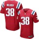 Men Nike New England Patriots &38 Brandon Bolden Elite Red Alternate NFL Jersey