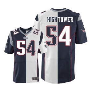 Hommes Nike New England Patriots # 54 Dont'a Hightower Élite Team/route deux tonnes NFL Maillot Magasin