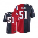 Men Nike New England Patriots &51 Jerod Mayo Elite Team/Alternate Two Tone NFL Jersey