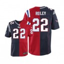 Men Nike New England Patriots &22 Stevan Ridley Elite Team/Alternate Two Tone NFL Jersey