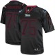 Men Nike New England Patriots &75 Vince Wilfork Elite Lights Out Black NFL Jersey