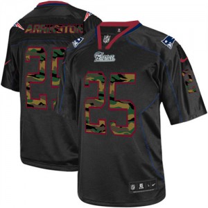 Hommes Nike New England Patriots # 25 Kyle Arrington Élite noire Camo Fashion NFL Maillot Magasin