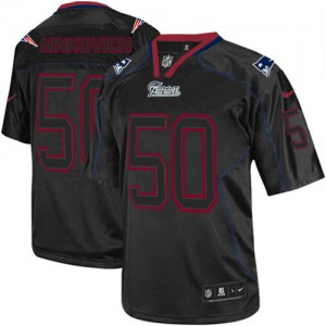 Hommes Nike New England Patriots # Rob Ninkovich Élite 50 Lights Out noir NFL Maillot Magasin Hommes Nike New England Patriots # Rob Ninkovich Élite 50 Lights Out noir NFL Maillot Magasin
