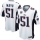 Youth Nike New England Patriots &51 Jerod Mayo Elite White C Patch NFL Jersey
