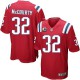 Youth Nike New England Patriots &32 Devin McCourty Elite Red Alternate C Patch NFL Jersey