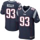 Men Nike New England Patriots &93 Tommy Kelly Elite Navy Blue Team Color NFL Jersey