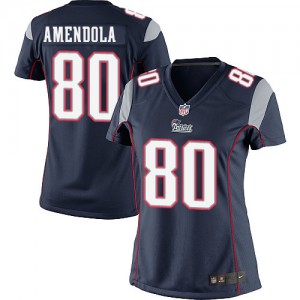 Femmes Nike New England Patriots # 80 Danny Amendola Élite bleu marine équipe NFL Maillot Magasin de couleur Femmes Nike New England Patriots # 80 Danny Amendola Élite bleu marine équipe NFL Maillot Magasin de couleur