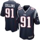 Youth Nike New England Patriots &91 Jamie Collins Elite Navy Blue Team Color NFL Jersey