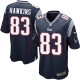 Youth Nike New England Patriots &83 Lavelle Hawkins Elite Navy Blue Team Color NFL Jersey