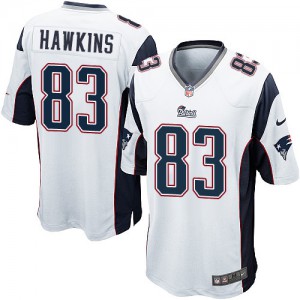 Jeunesse Nike New England Patriots # 83 Lavelle Hawkins Élite blanc NFL Maillot Magasin