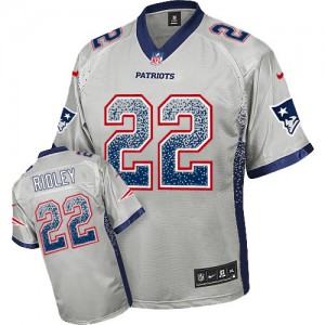 Hommes Nike New England Patriots # 22 Stevan Ridley élite gris Drift mode NFL Maillot Magasin Hommes Nike New England Patriots # 22 Stevan Ridley élite gris Drift mode NFL Maillot Magasin