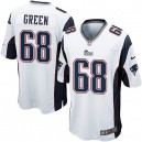 Youth Nike New England Patriots &68 Tyronne Green Elite White NFL Jersey
