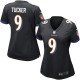 Women Nike Baltimore Ravens &9 Justin Tucker Elite Black Alternate NFL Jersey