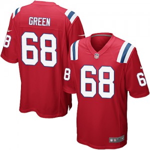 Jeunesse Nike New England Patriots # 68 Tyronne vert élite rouge alternent NFL Maillot Magasin