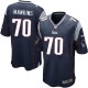 Youth Nike New England Patriots &70 Logan Mankins Elite Navy Blue Team Color NFL Jersey