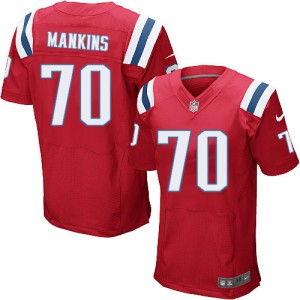 Hommes Nike New England Patriots # 70 Logan Mankins Élite rouge alternent NFL Maillot Magasin Hommes Nike New England Patriots # 70 Logan Mankins Élite rouge alternent NFL Maillot Magasin