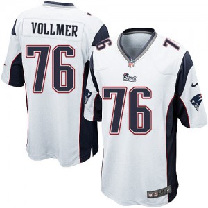 Jeunesse Nike New England Patriots # 76 Sebastian Vollmer Élite blanc NFL Maillot Magasin