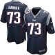 Youth Nike New England Patriots &73 John Hannah Elite Navy Blue Team Color NFL Jersey