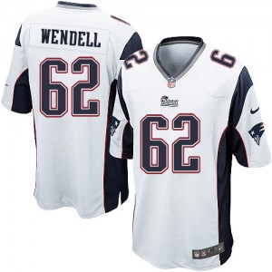 Jeunesse Nike New England Patriots # 62 Ryan Wendell Élite blanc NFL Maillot Magasin