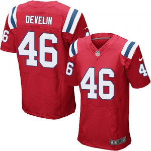 Hommes Nike New England Patriots # 46 James Develin Élite rouge alternent NFL Maillot Magasin Hommes Nike New England Patriots # 46 James Develin Élite rouge alternent NFL Maillot Magasin