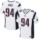 Men Nike New England Patriots &94 Chris Jones Elite White NFL Jersey