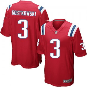 Jeunesse Nike New England Patriots # 3 Stephen Gostkowski Élite rouge alternent NFL Maillot Magasin