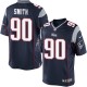 Youth Nike New England Patriots &90 Will Smith Elite Navy Blue Team Color NFL Jersey
