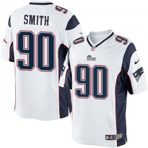 Jeunesse Nike New England Patriots # 90 Will Smith Élite blanc NFL Maillot Magasin