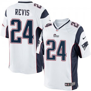 Jeunesse Nike New England Patriots # 24 Darrelle Revis Élite blanc NFL Maillot Magasin