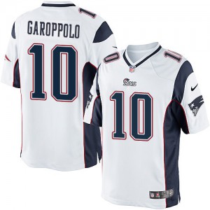 Jeunesse Nike New England Patriots # 10 Jimmy Garoppolo Élite blanc NFL Maillot Magasin