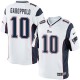 Youth Nike New England Patriots &10 Jimmy Garoppolo Elite White NFL Jersey