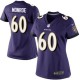 Women Nike Baltimore Ravens &60 Eugene Monroe Elite Purple Team Color NFL Jersey