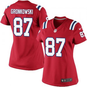 Femmes Nike New England Patriots # 87 Rob Gronkowski Élite rouge alternent NFL Maillot Magasin
