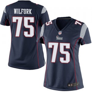 Femmes Nike New England Patriots # 75 Vince Wilfork Élite bleu marine équipe NFL Maillot Magasin de couleur Femmes Nike New England Patriots # 75 Vince Wilfork Élite bleu marine équipe NFL Maillot Magasin de couleur