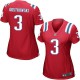 Women Nike New England Patriots &3 Stephen Gostkowski Elite Red Alternate NFL Jersey