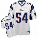 Reebok New England Patriots &54 Tedy Bruschi White Authentic Throwback NFL Jersey